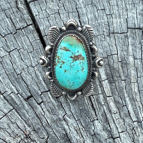 Sterling Silver Turquoise Ring - Picture 3 of 4